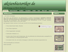 Tablet Screenshot of aktienhistoriker.de